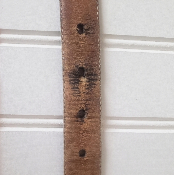 Vintage Yves Saint Laurent Double Hardware Belt - Picture 4 of 5